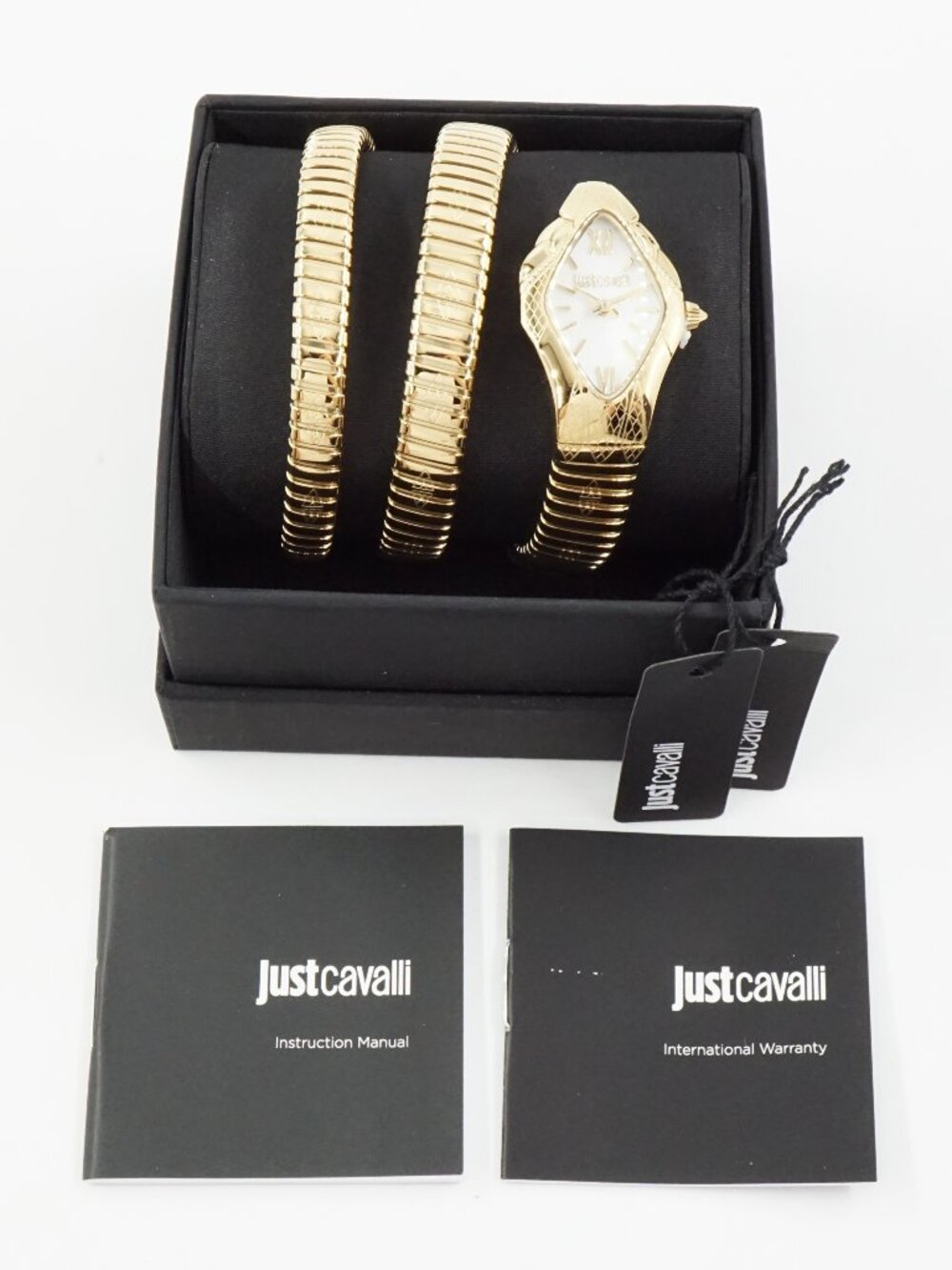 Just Cavalli Cristallo Analog Women's 26mm Quartz Watch JC1L307M0025 NWT